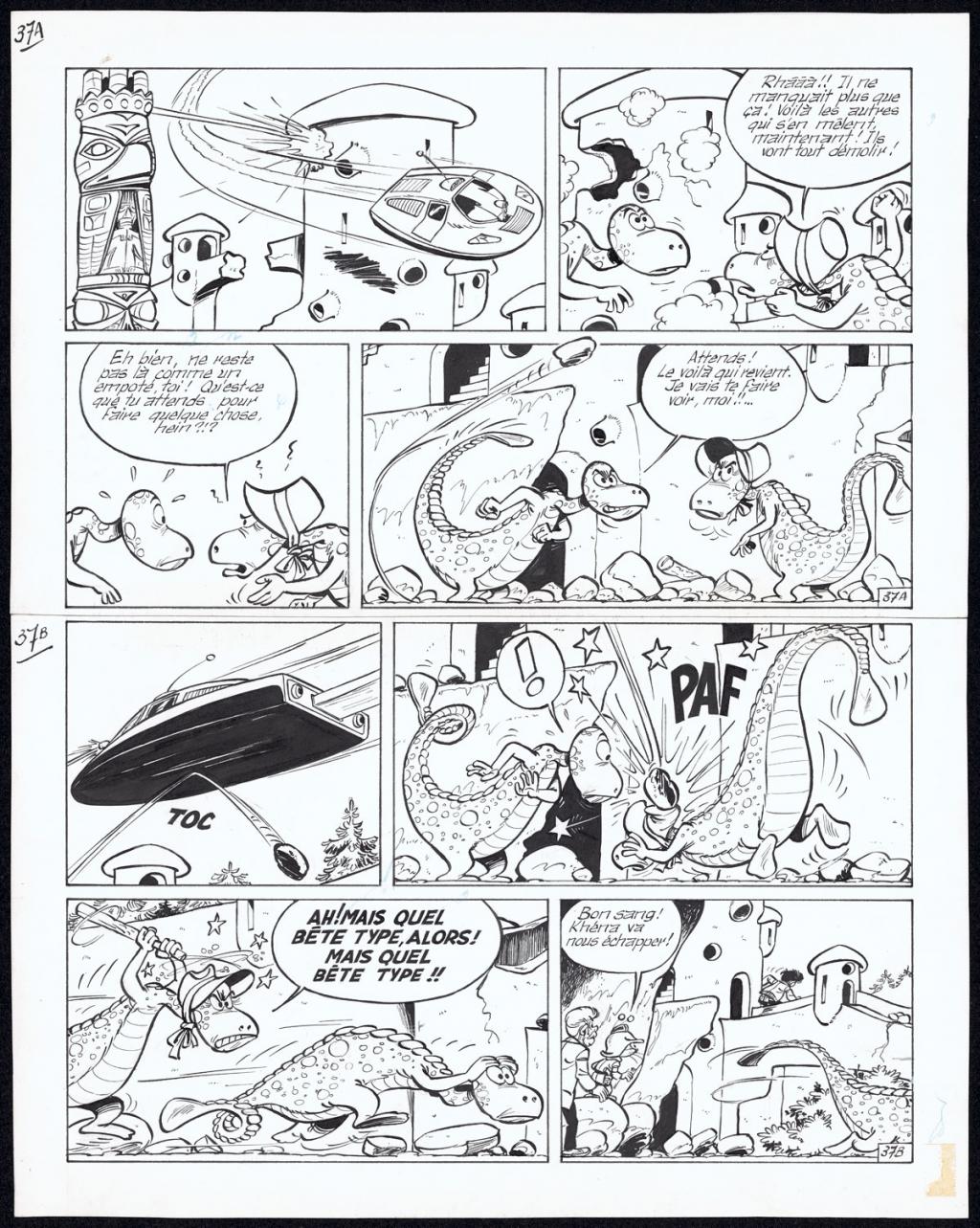 Planche originale n°37 - Roland Gos - Encre de Chine sur papier - 4997