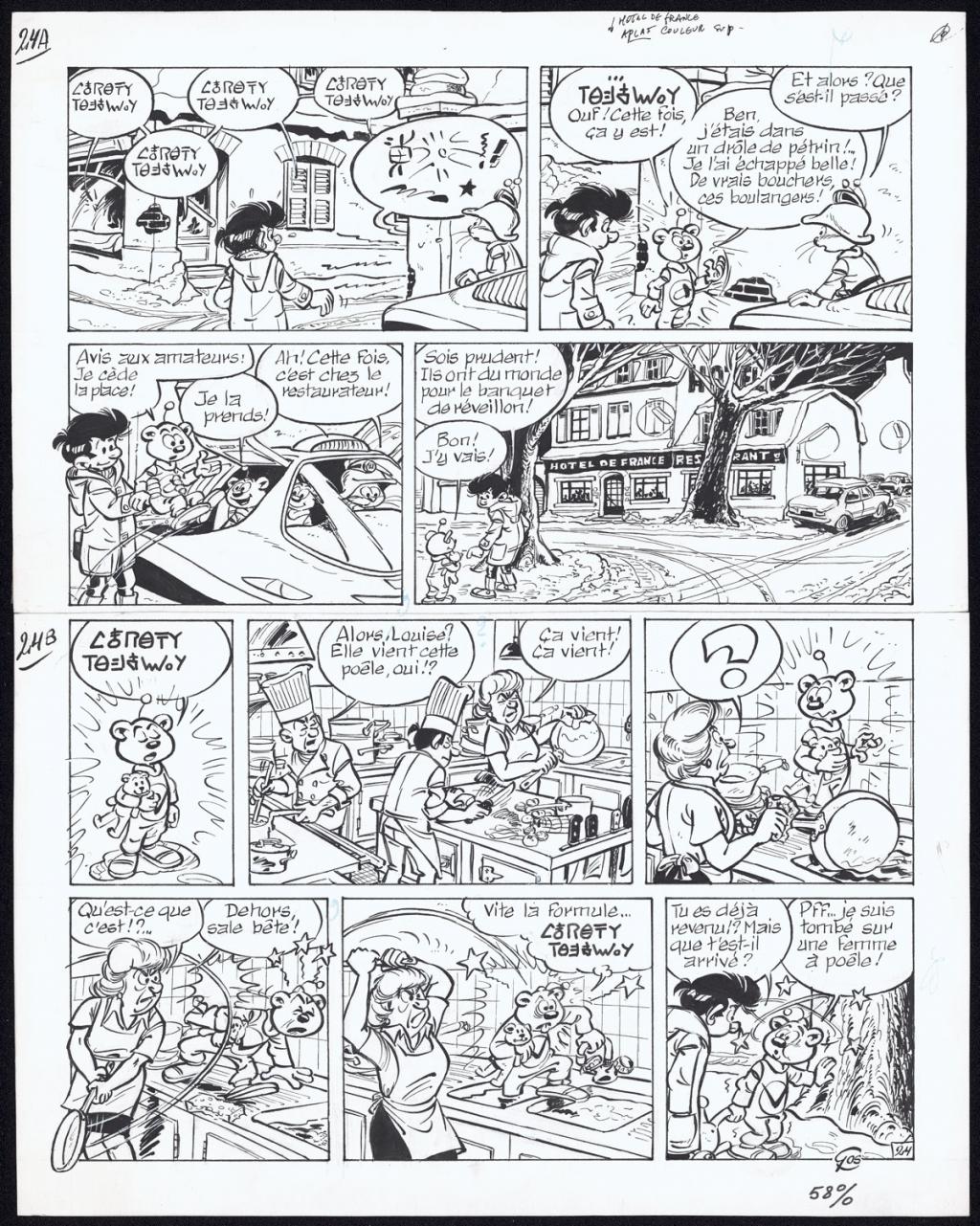 Planche originale n°24 - Roland Gos - Encre de Chine sur papier - 4996