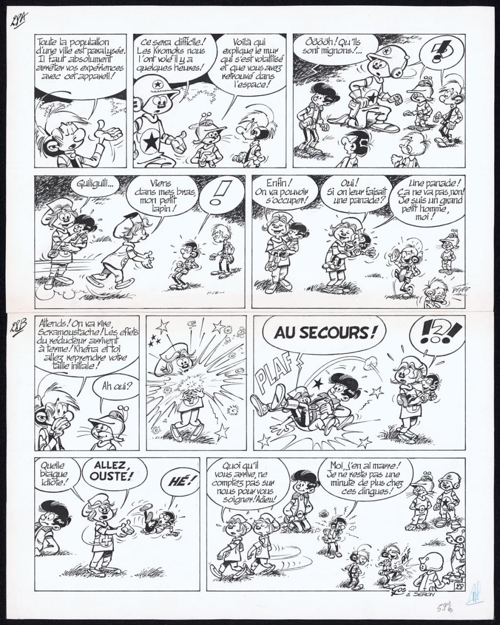 Planche originale n°28 - Gos / Walt - Encre de Chine sur papier - 4992