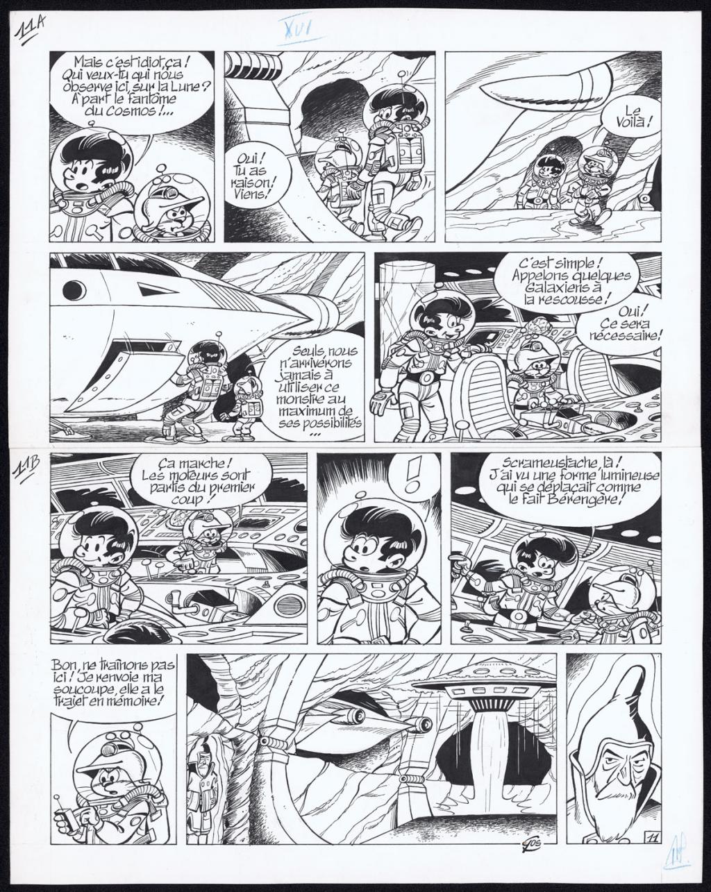 Planche originale n°11 - Gos / Walt - Encre de Chine sur papier - 4336