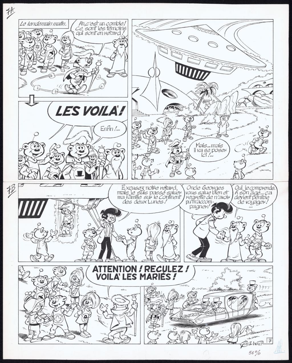 Planche originale n°7 - Gos / Walt - Encre de Chine sur papier - 4335