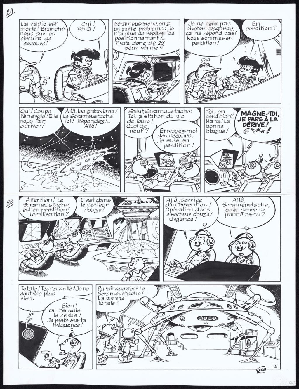 Planche originale n°2 - Roland Gos - Encre de Chine sur papier - 4326