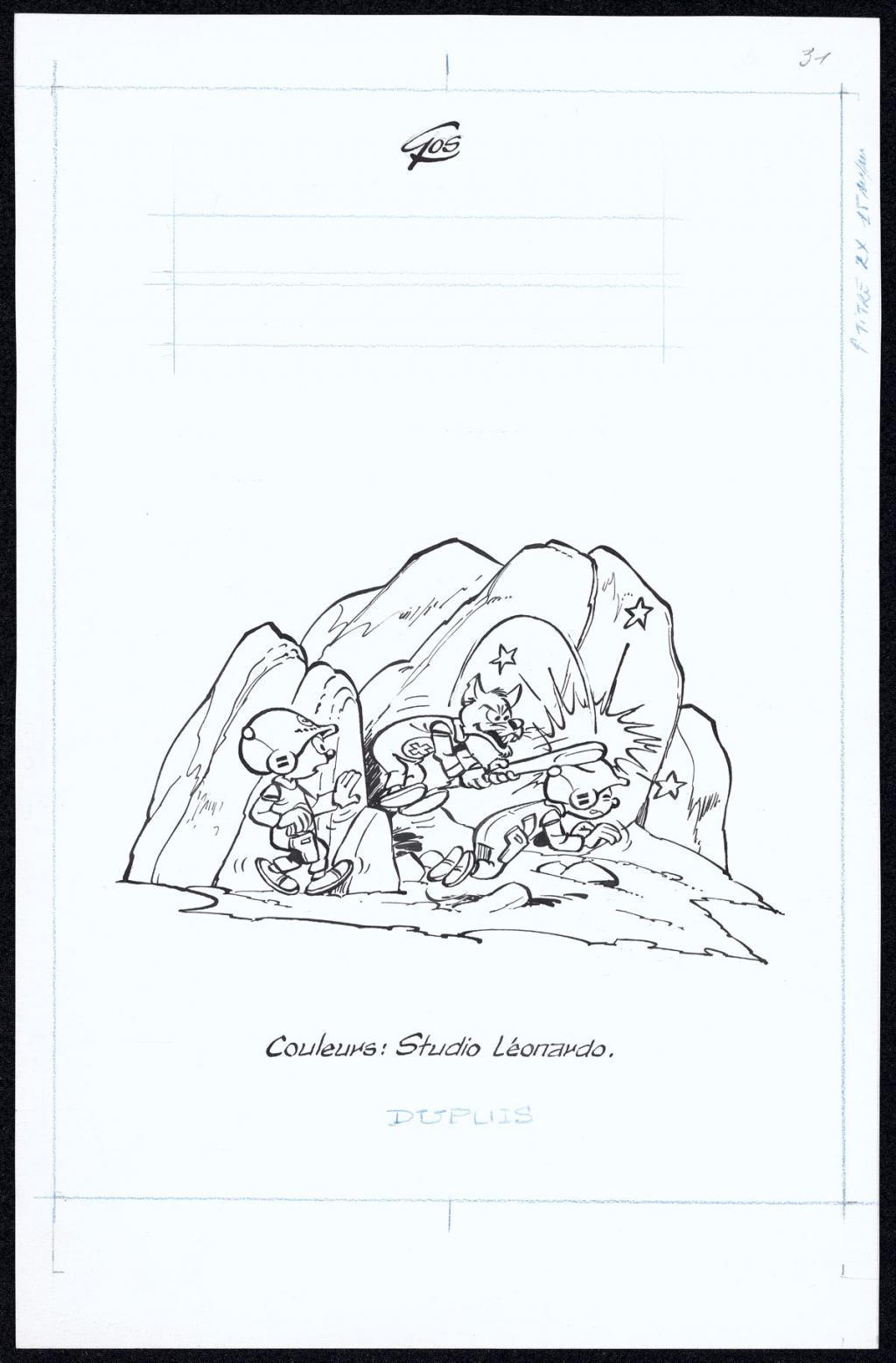 Page de titre - Roland Gos - Encre de Chine sur papier - 4990