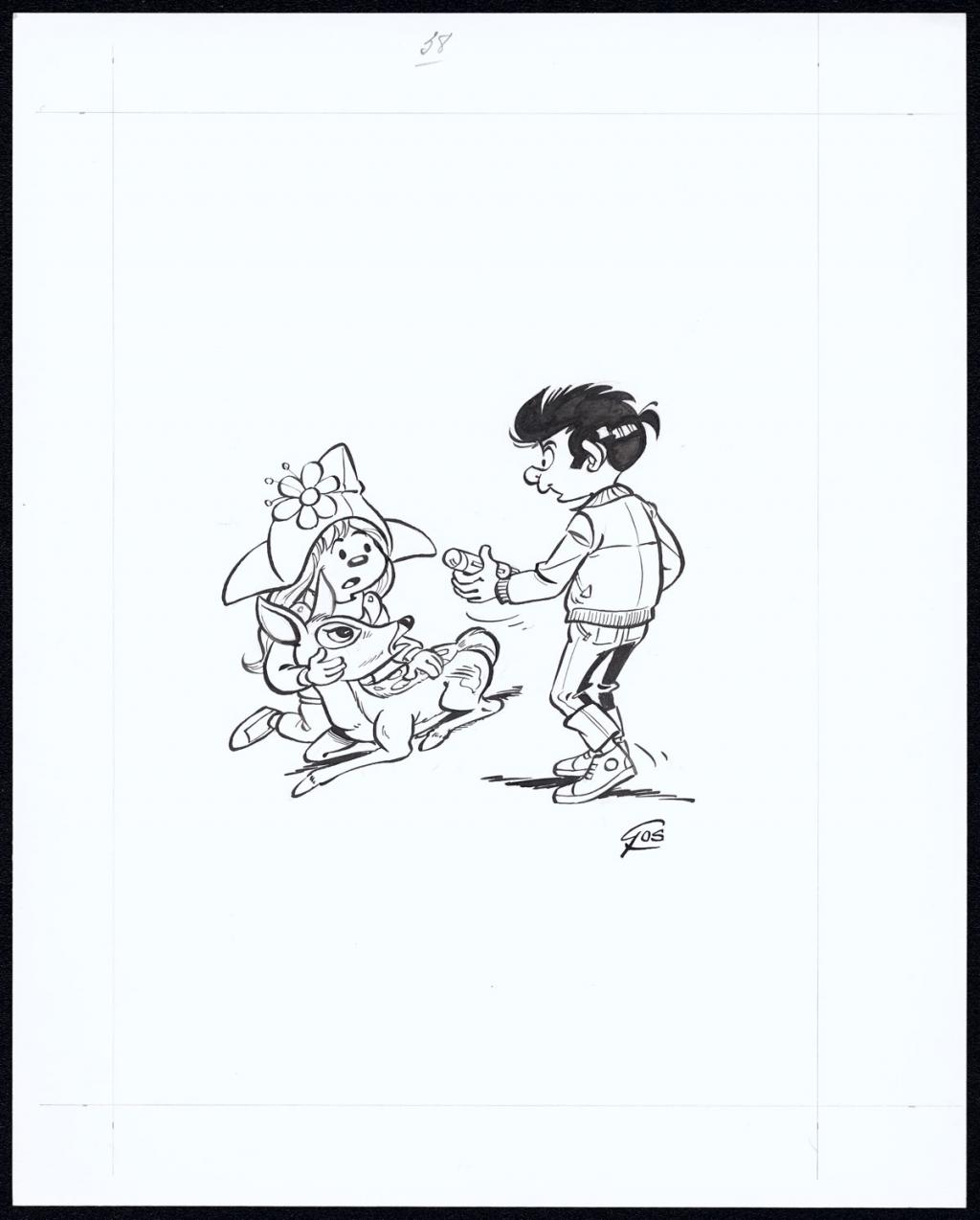 Page de titre - Roland Gos - Encre de Chine sur papier - 5039