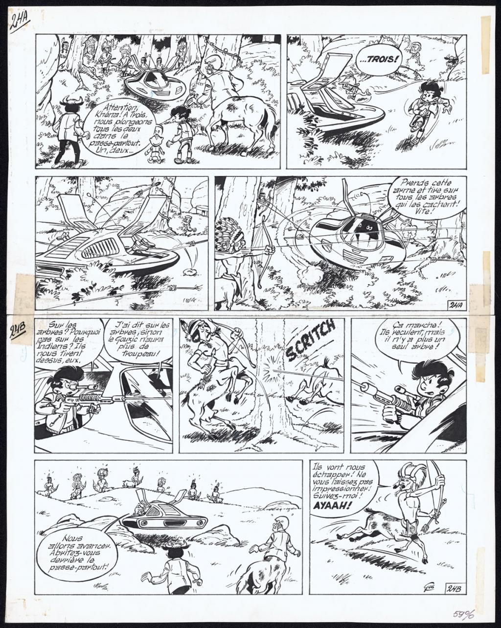 Planche originale n°24 - Roland Gos - Encre de Chine sur papier - 5026