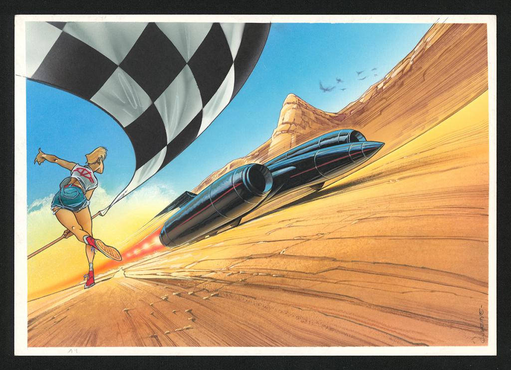 Illustration originale pour Science et vie junior - Olivier Vatine - Technique mixte - 5695