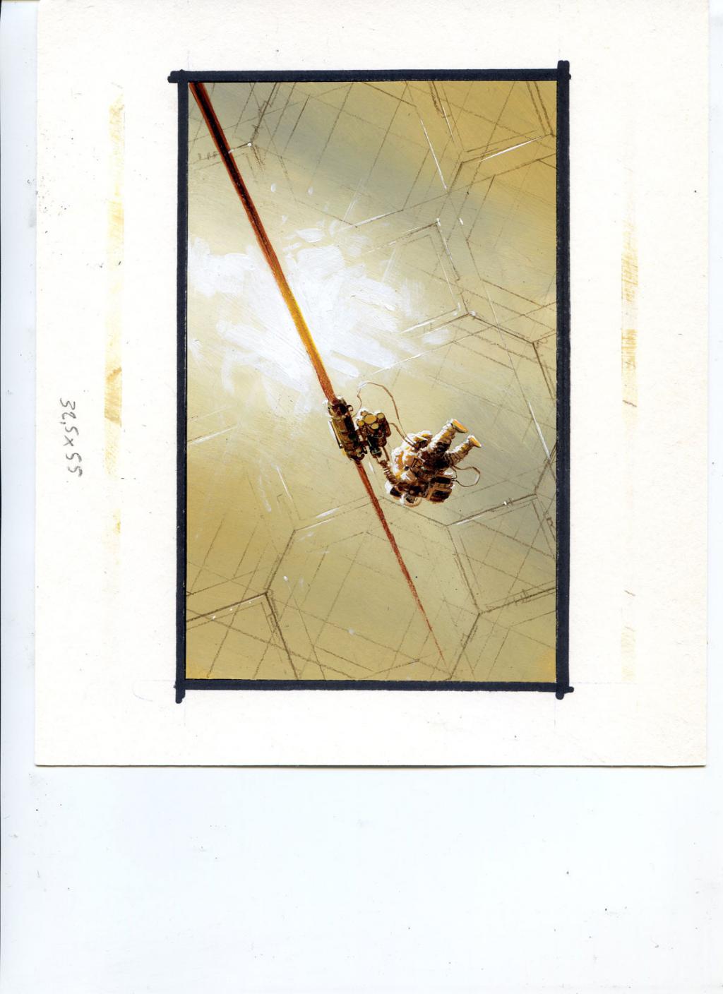 Couverture originale du roman La Ménagerie de Papier - Manchu - Acrylique sur papier - 6112