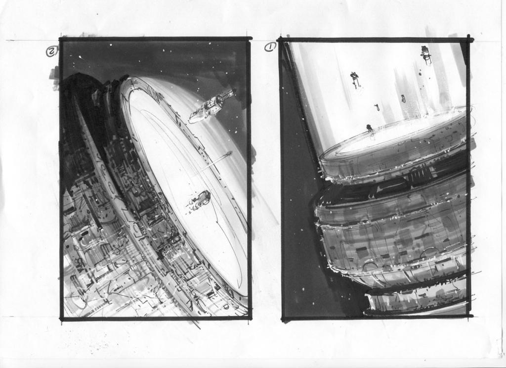 Couverture originale du roman The quantum Magician - Manchu - Acrylique sur papier - 6111