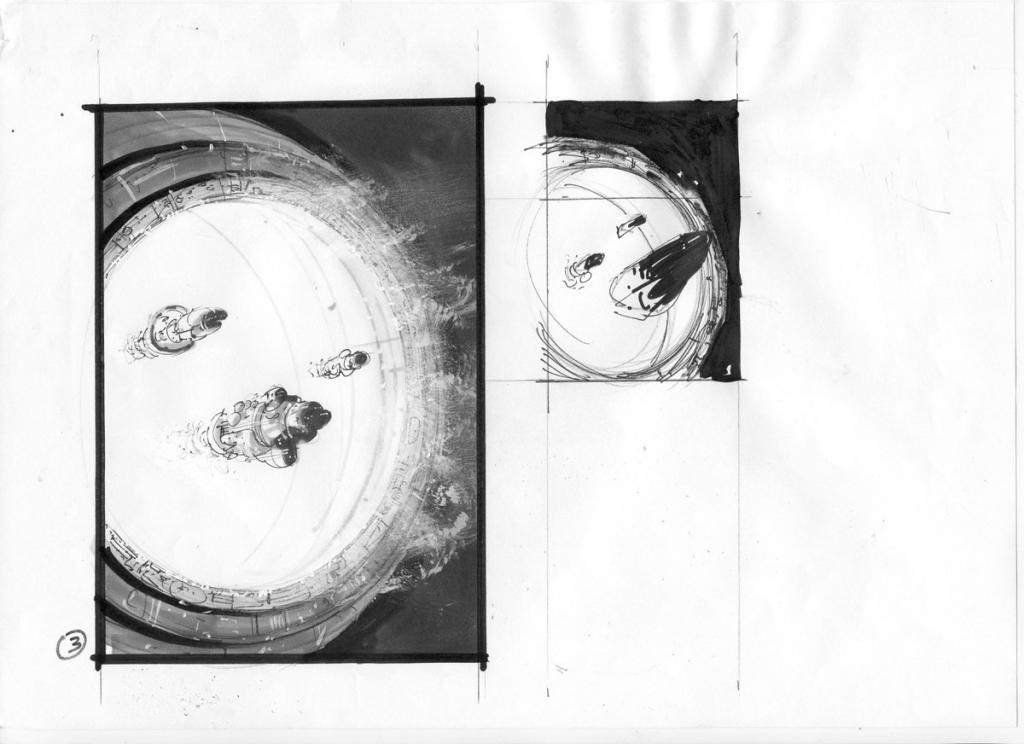 Couverture originale du roman The quantum Magician - Manchu - Acrylique sur papier - 6111