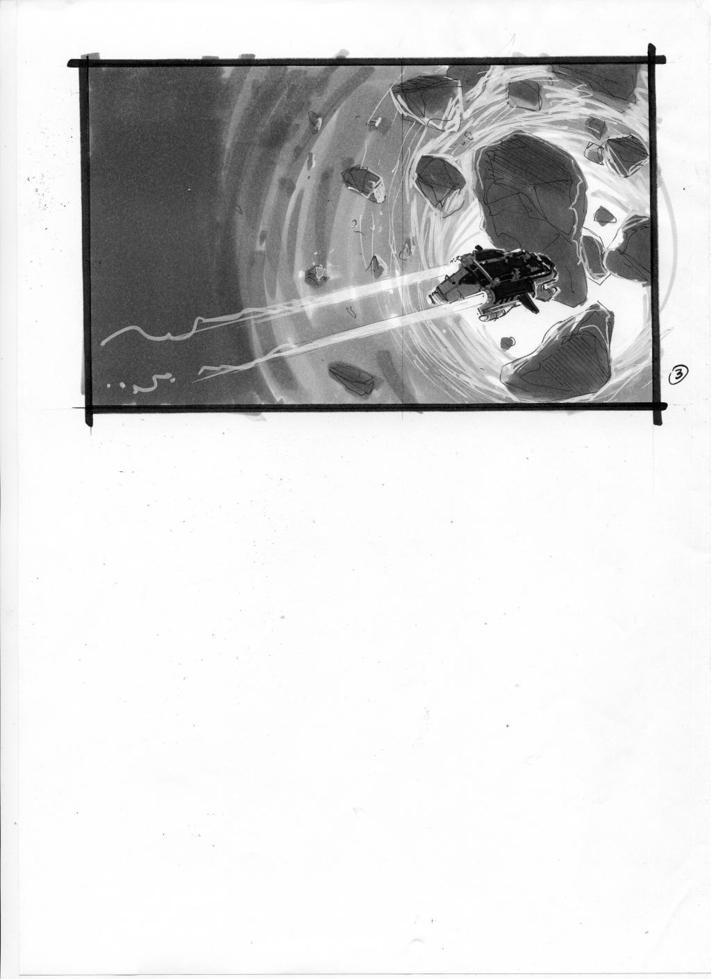 Couverture originale du roman Quantika #2 L'Ouvreur des Chemins - Manchu - Acrylique sur papier - 6110