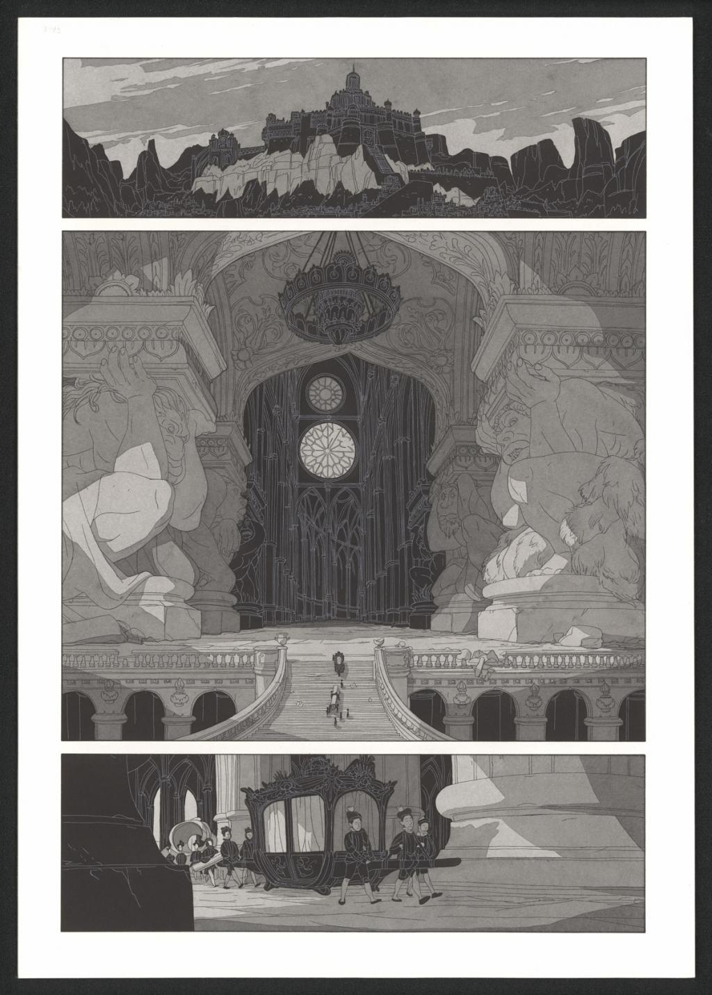 Planche originale - Bertrand Gatignol - Encres noires et aquarelle sur papier - 6545