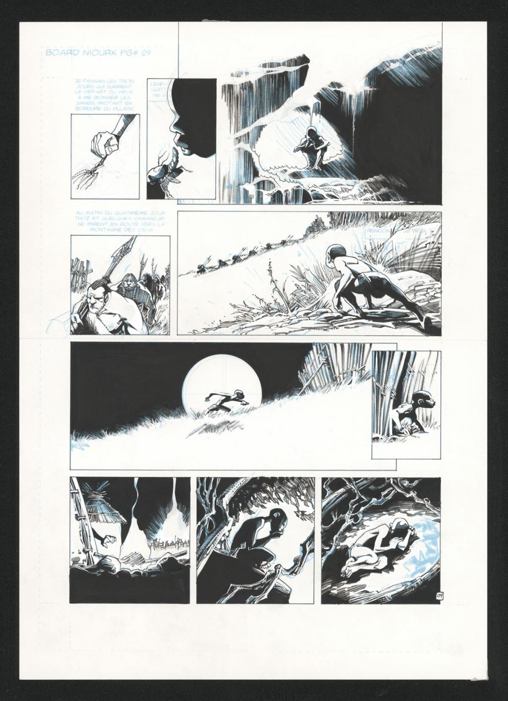 Planche originale 9 - Olivier Vatine - Encre de Chine sur papier - 5701