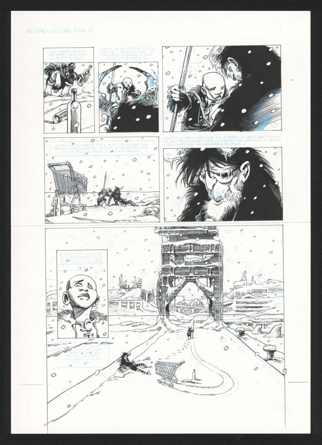 Planche originale 15 - Olivier Vatine - Encre de Chine sur papier - 35