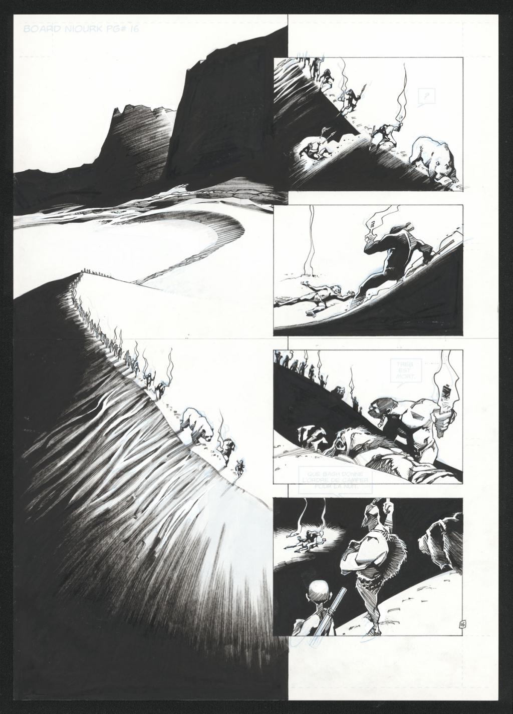 Planche originale 16 - Olivier Vatine - Encre de Chine sur papier - 28