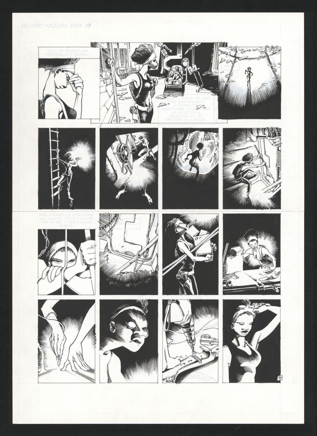 Planche originale 39 - Olivier Vatine - Encre de Chine sur papier - 19