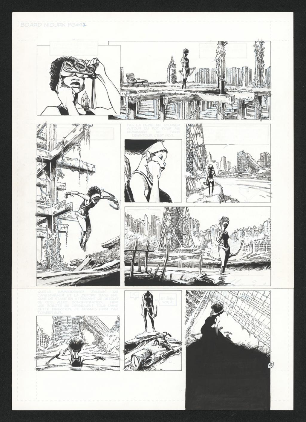 Planche originale 42 - Olivier Vatine - Encre de Chine sur papier - 18