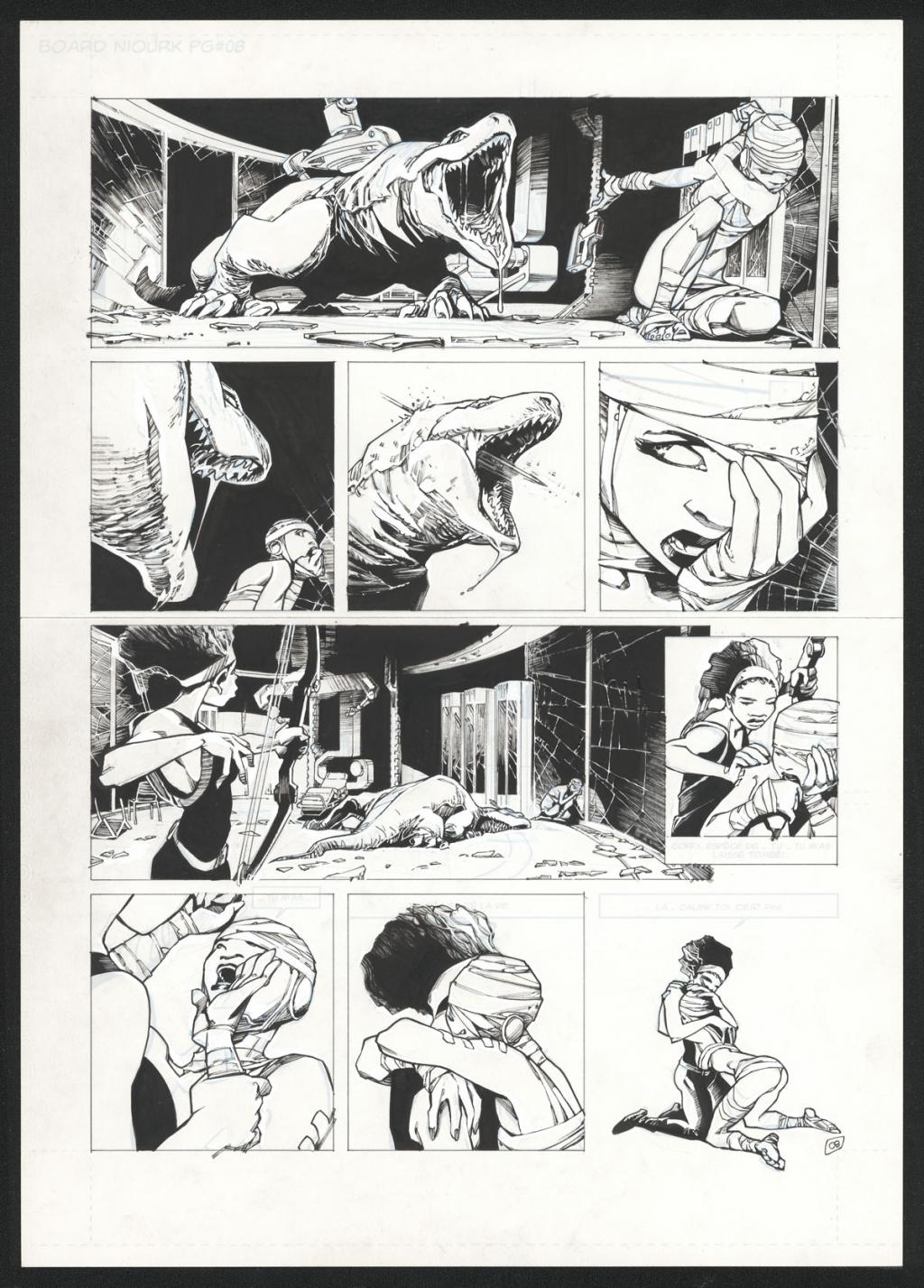 Planche originale 8 - Olivier Vatine - Encre de Chine sur papier - 13