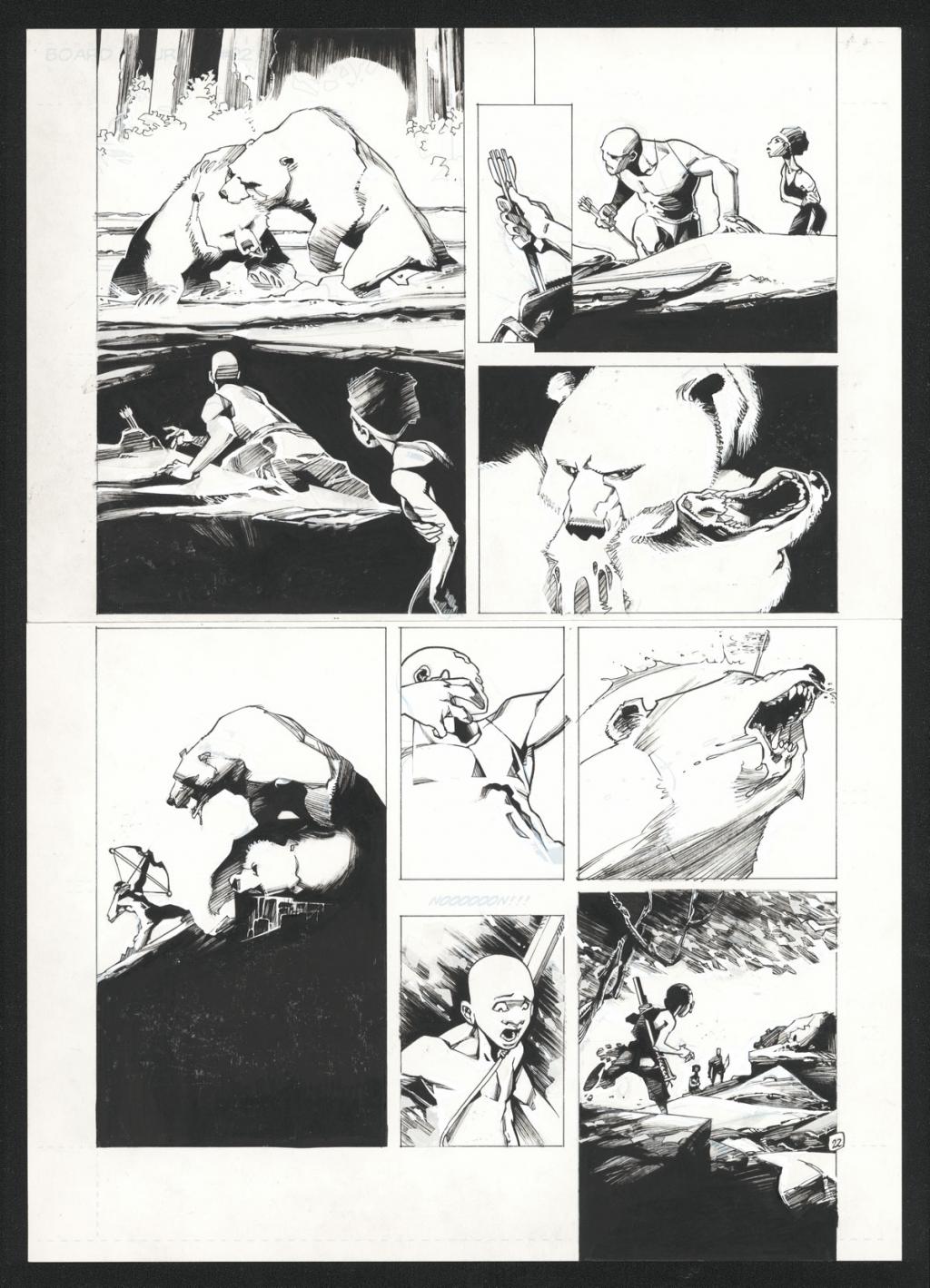 Planche originale 22 - Olivier Vatine - Encre de Chine sur papier - 11