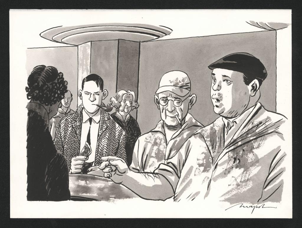 Illustration originale
Les Halles - Emmanuel Moynot - Encre de Chine sur papier - 5144