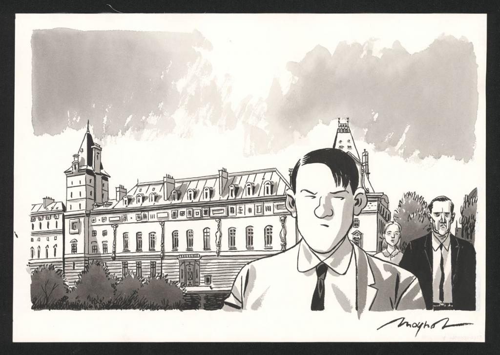 Illustration originale
La tour Pointue - Emmanuel Moynot - Encre de Chine sur papier - 5142