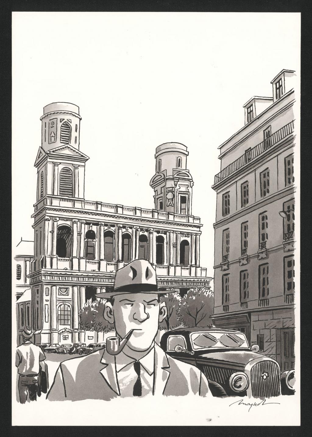 Illustration originale
Saint - Sulpice - Emmanuel Moynot - Encre de Chine sur papier - 5141