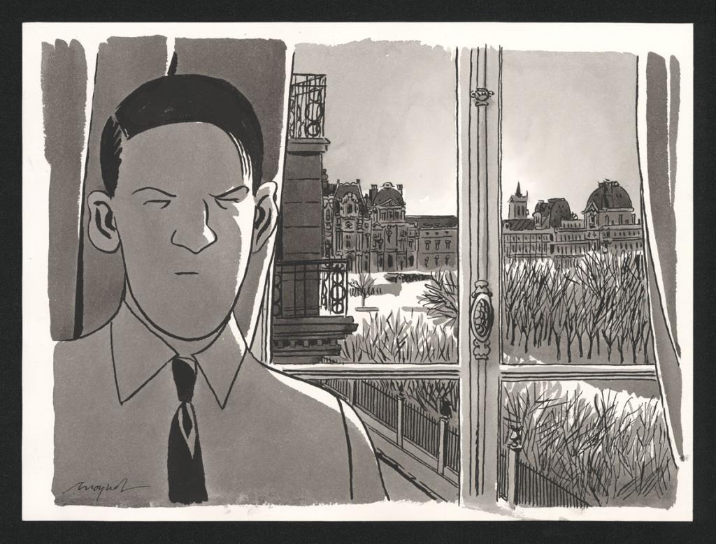 Illustration originale
Le Louvre - Emmanuel Moynot - Encre de Chine sur papier - 5140