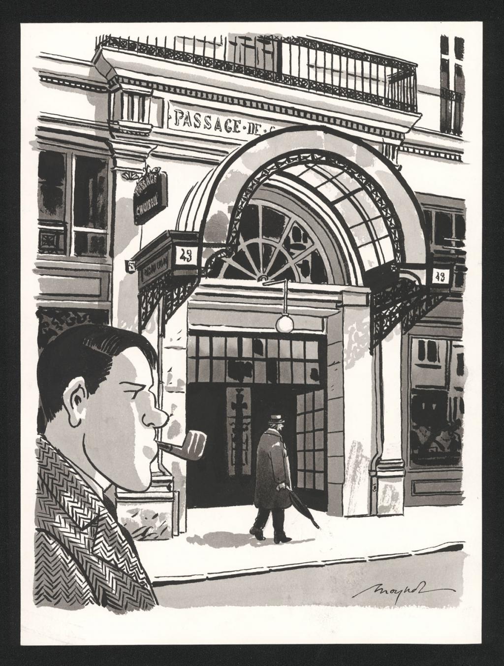 Illustration originale
Passage de Choiseul - Emmanuel Moynot - Encre de Chine sur papier - 5139