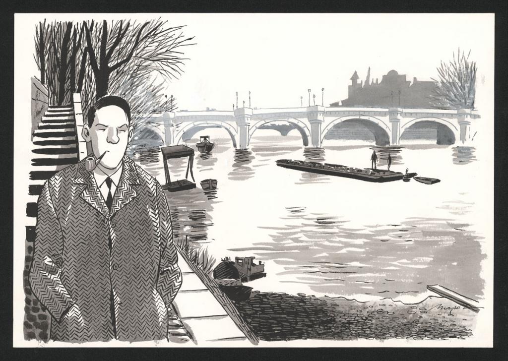 Illustration originale
Pont Neuf - Emmanuel Moynot - Encre de Chine sur papier - 5138