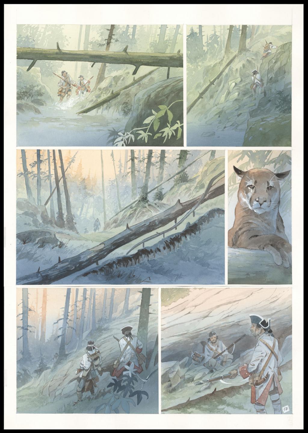 Planche originale n°17 - Patrick Prugne - Aquarelle et crayon sur papier - 5861