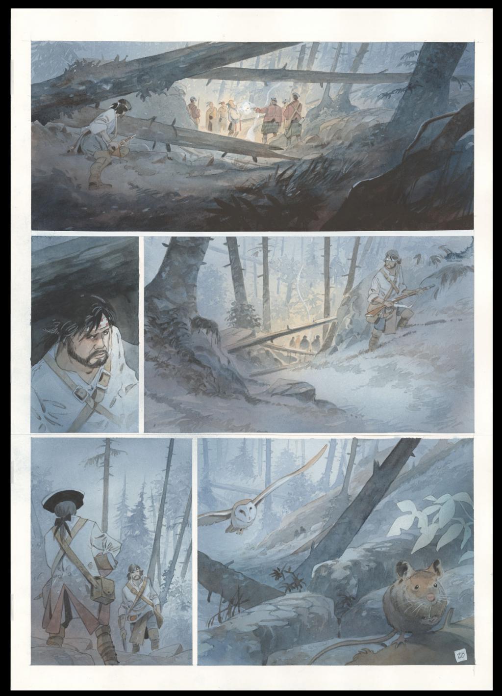 Planche originale n°20 - Patrick Prugne - Aquarelle et crayon sur papier - 5823