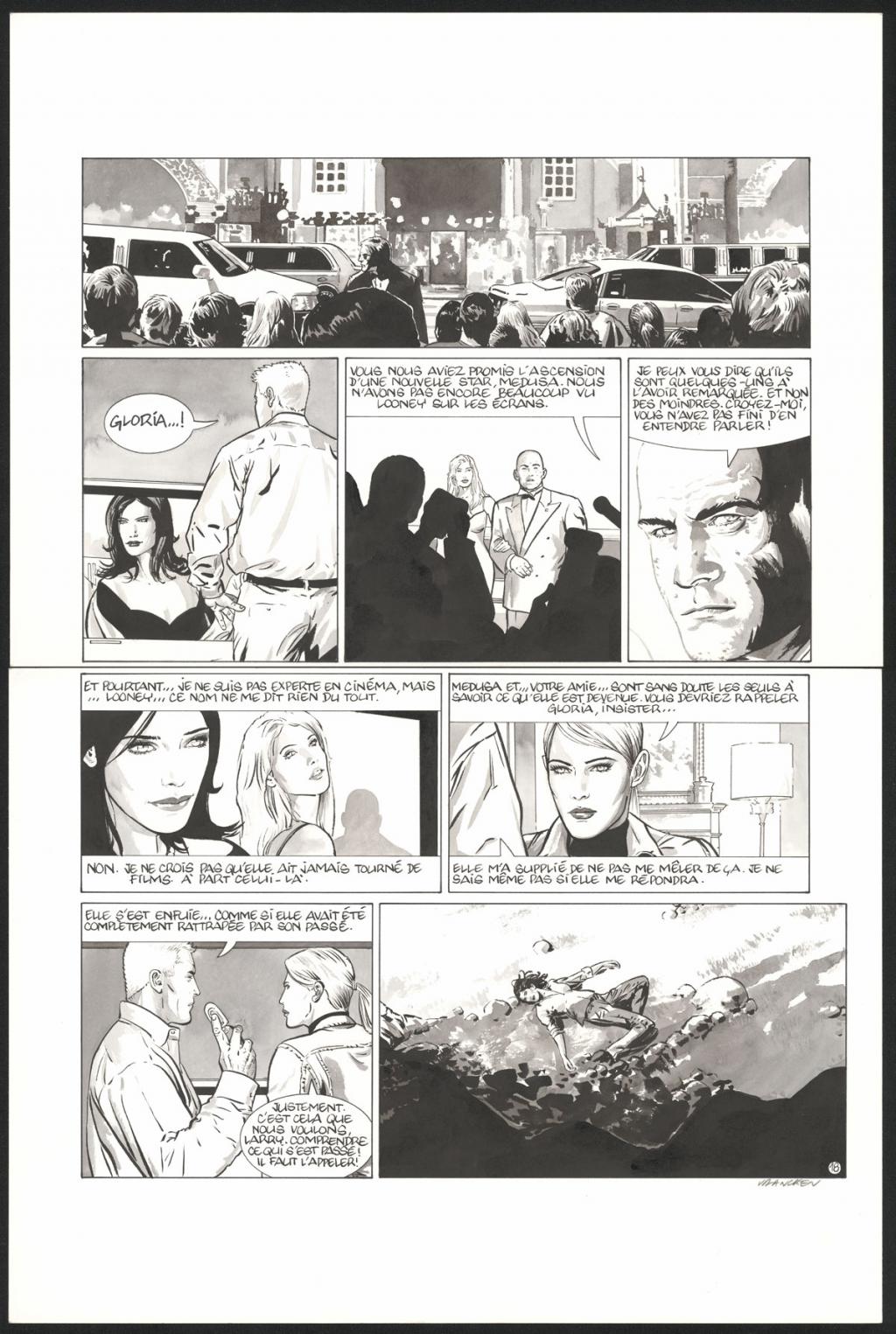 Planche originale n°18 - Bernard Vrancken - Encre de Chine sur papier - 4413