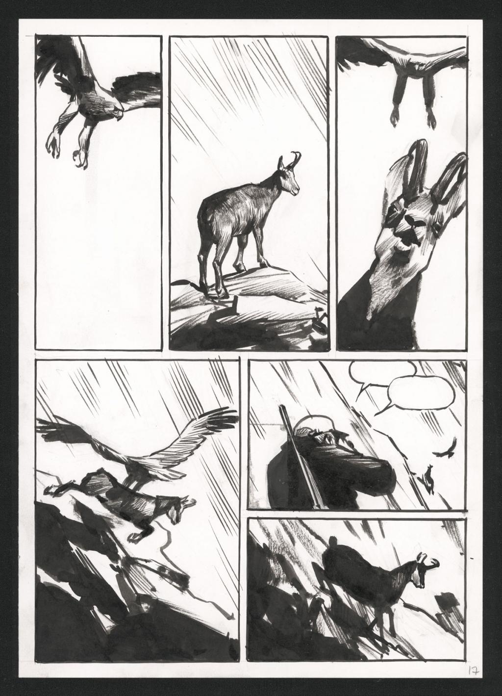 Planche originale n°17, 2019 - Jean-Marc Rochette - Encre de Chine sur papier - 5161