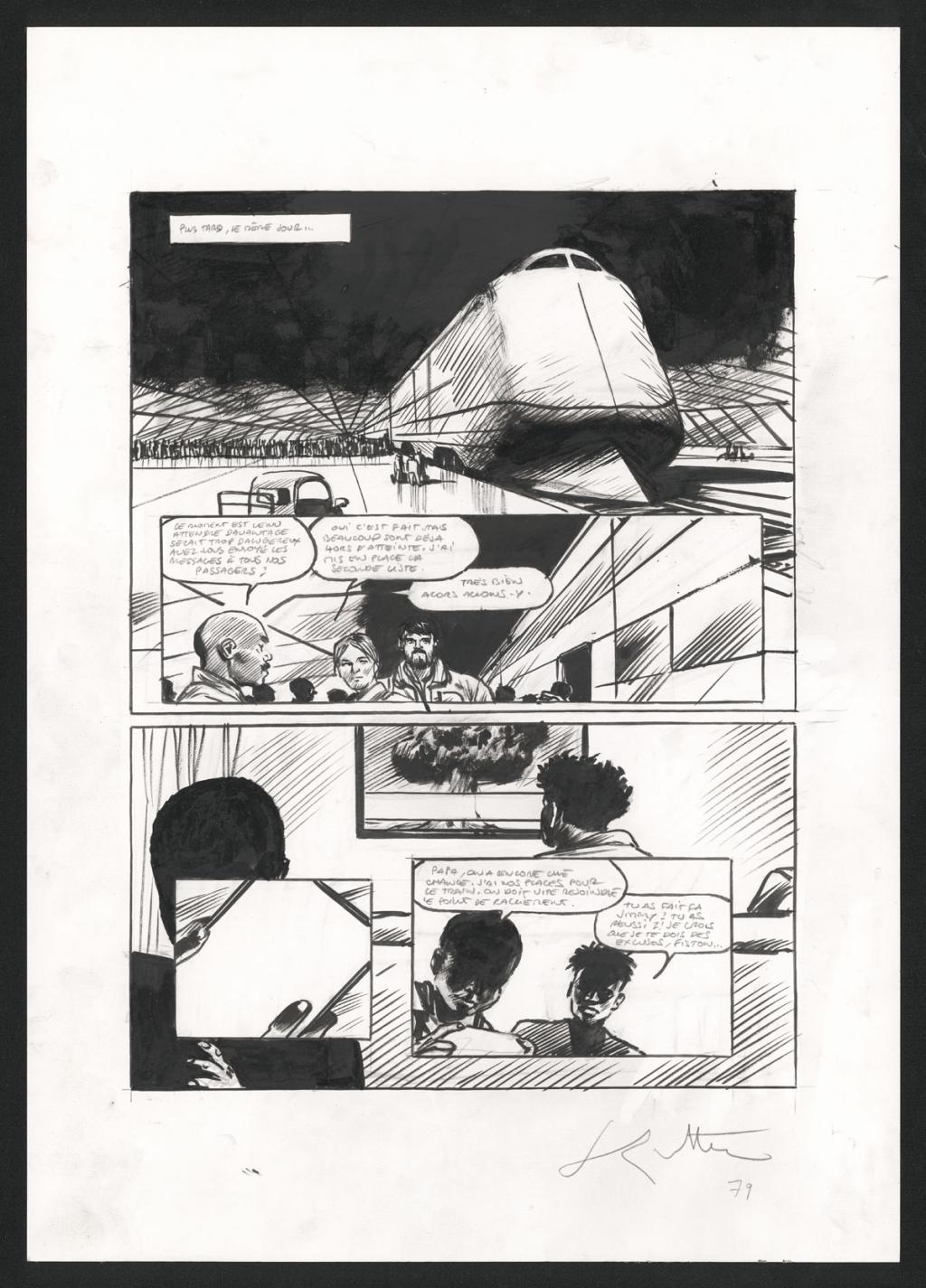 Planche originale n°79 - Jean-Marc Rochette - Encre de Chine sur papier - 5672