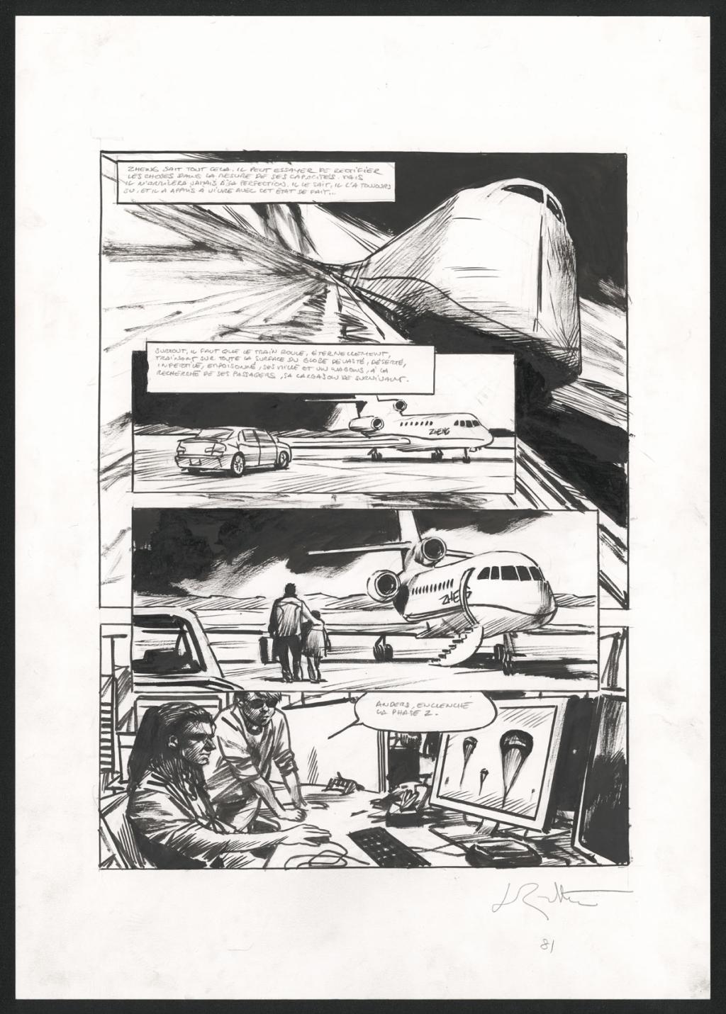 Planche originale n°81 - Jean-Marc Rochette - Encre de Chine sur papier - 5671