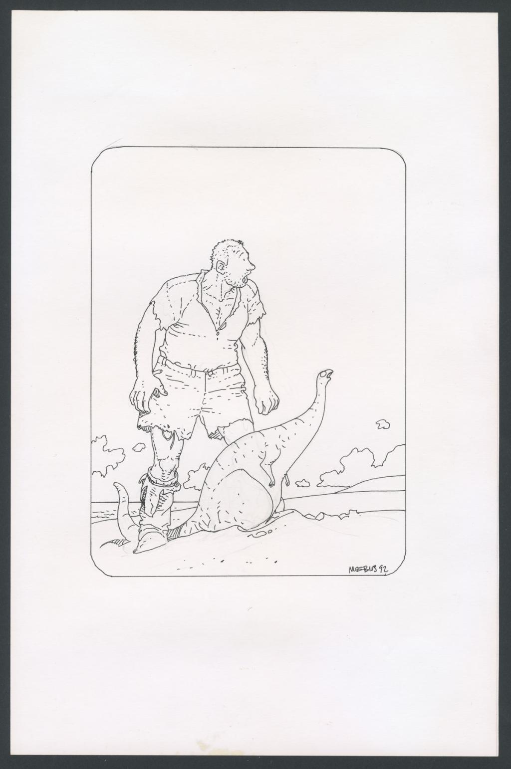 Illustration originale - Moebius - Encre de Chine et crayon sur papier - 5127
