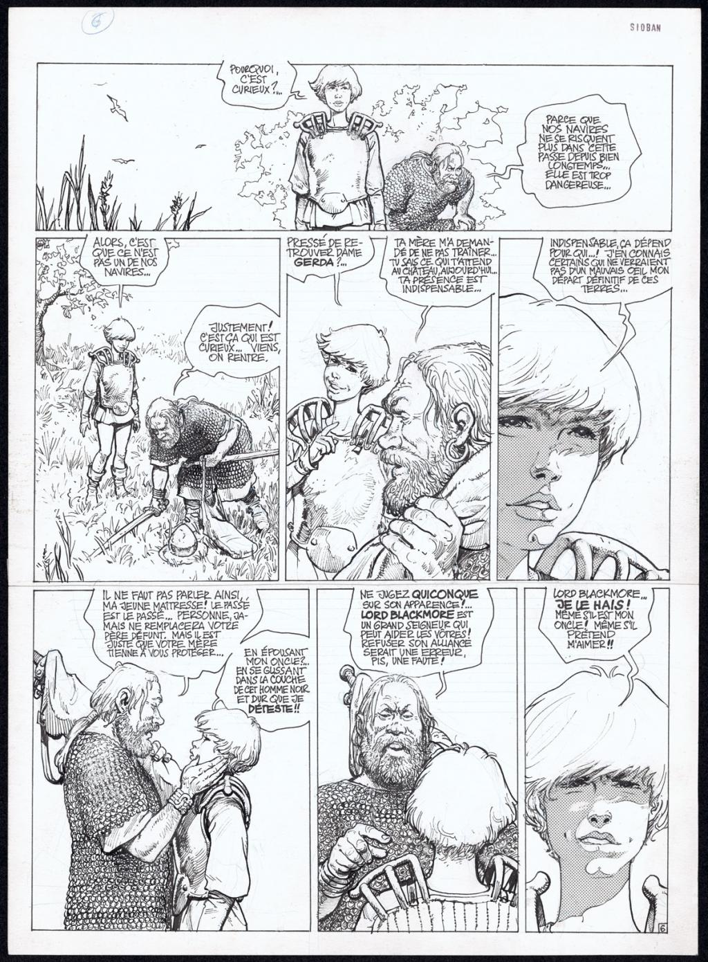 Planche originale n°6 - Grzegorz Rosinski - Encre de Chine et trame sur papier - 5974