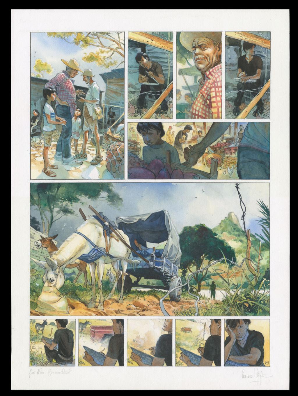 Planche originale - Emmanuel Lepage - Aquarelle sur papier - 5145