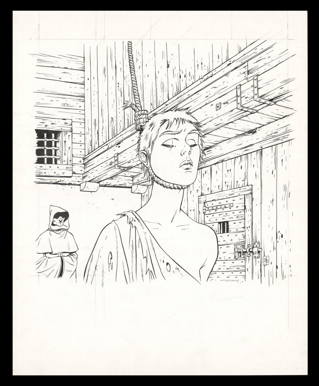 Couverture originale avec sa mise en couleur - Griffo - Aquarelle sur papier - 5153