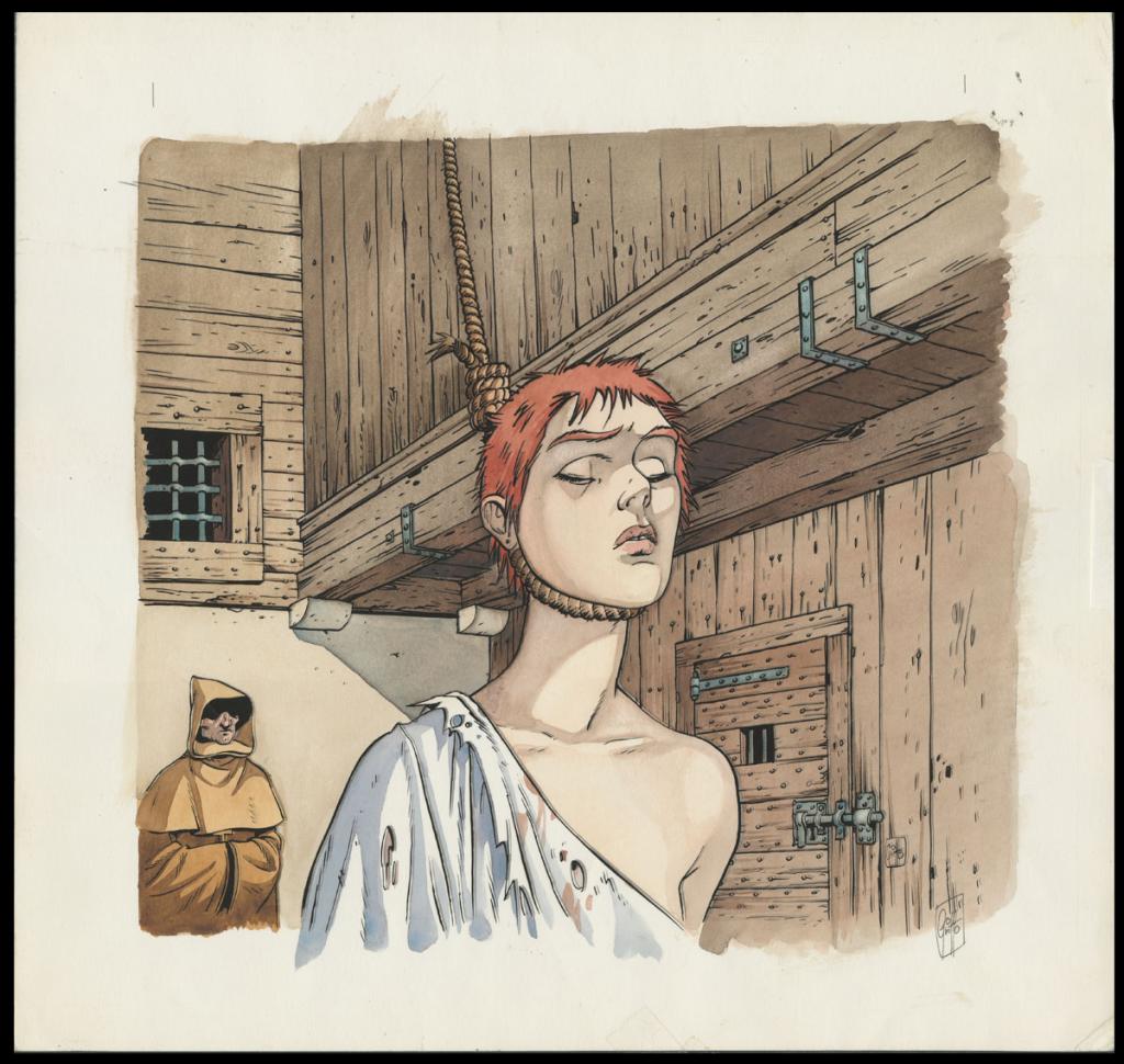 Couverture originale avec sa mise en couleur - Griffo - Aquarelle sur papier - 5153