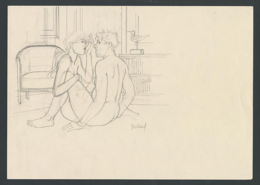 Crayonné original - André Juillard - Crayon sur papier - 6235