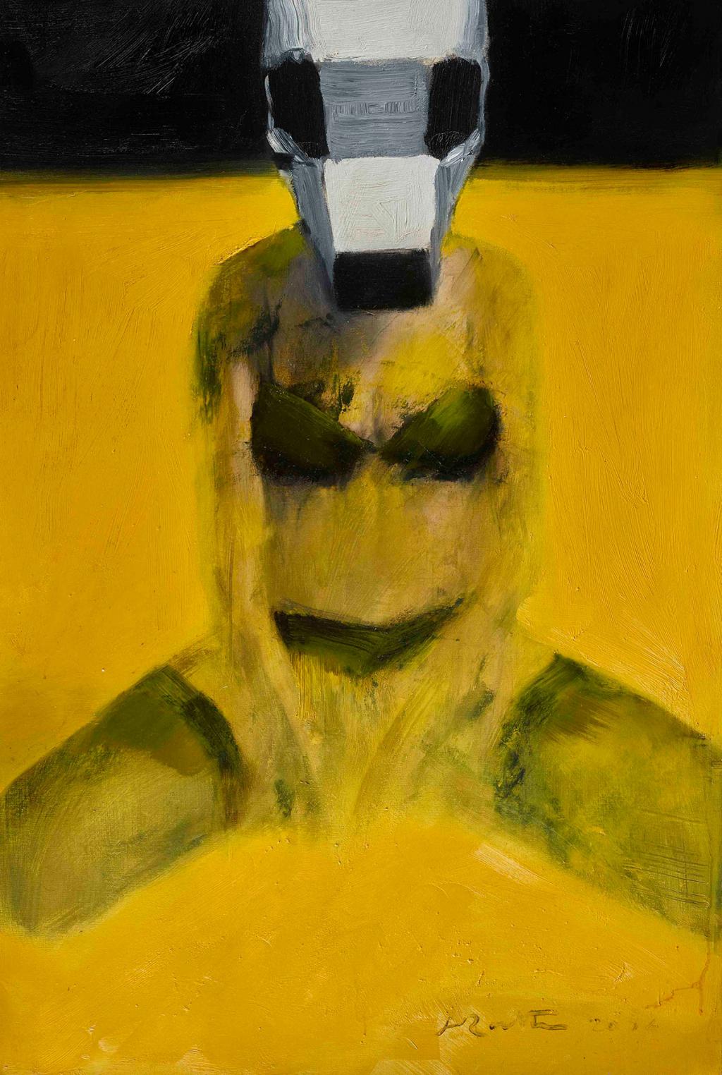 Peinture de la série La Vestale réalisée en 2016 - Jean-Marc Rochette - Huile sur toile - 5176