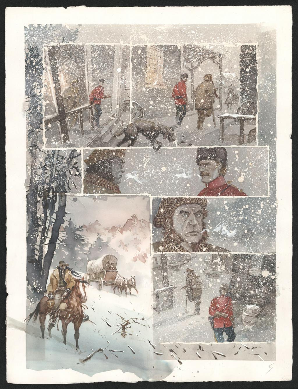 Planche originale n°05 - Sergio Tisselli - Aquarelle et encre de couleur sur papier - 5787