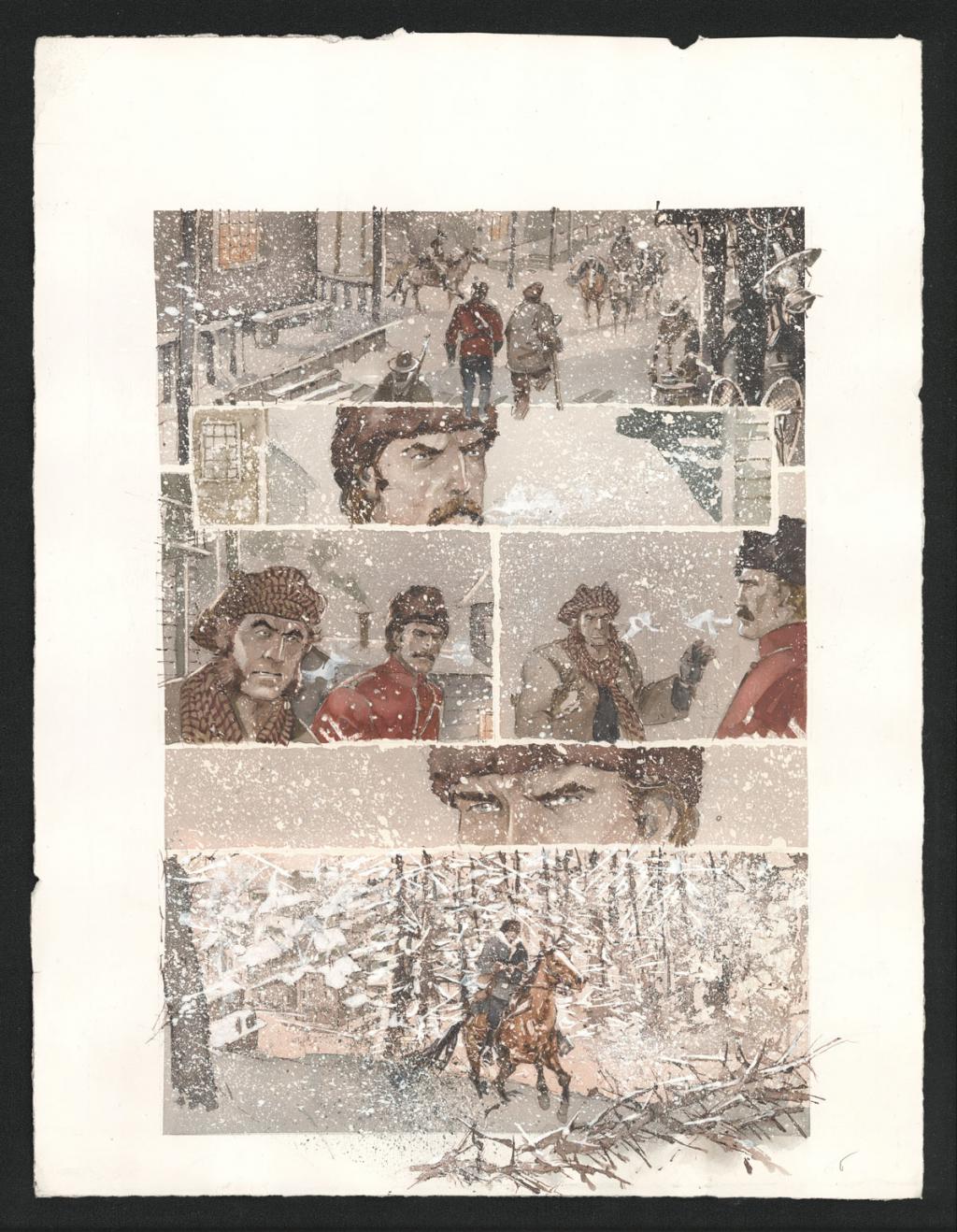 Planche originale n°06 - Sergio Tisselli - Aquarelle et encre de couleur sur papier - 5437