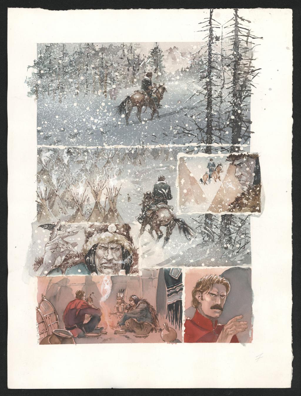 Planche originale n°07 - Sergio Tisselli - Aquarelle et encre de couleur sur papier - 5786