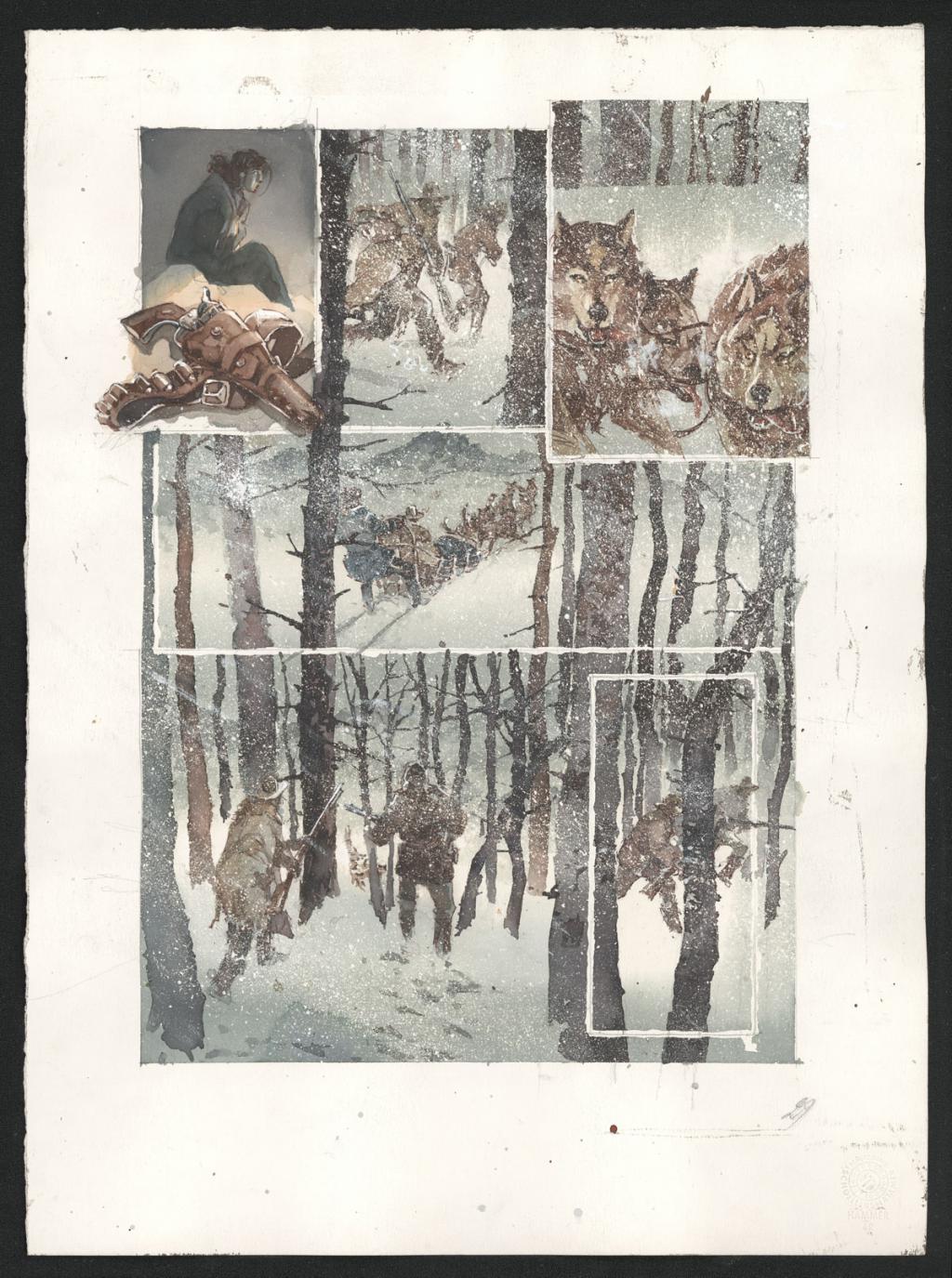 Planche originale n°29 - Sergio Tisselli - Aquarelle et encre de couleur sur papier - 4933