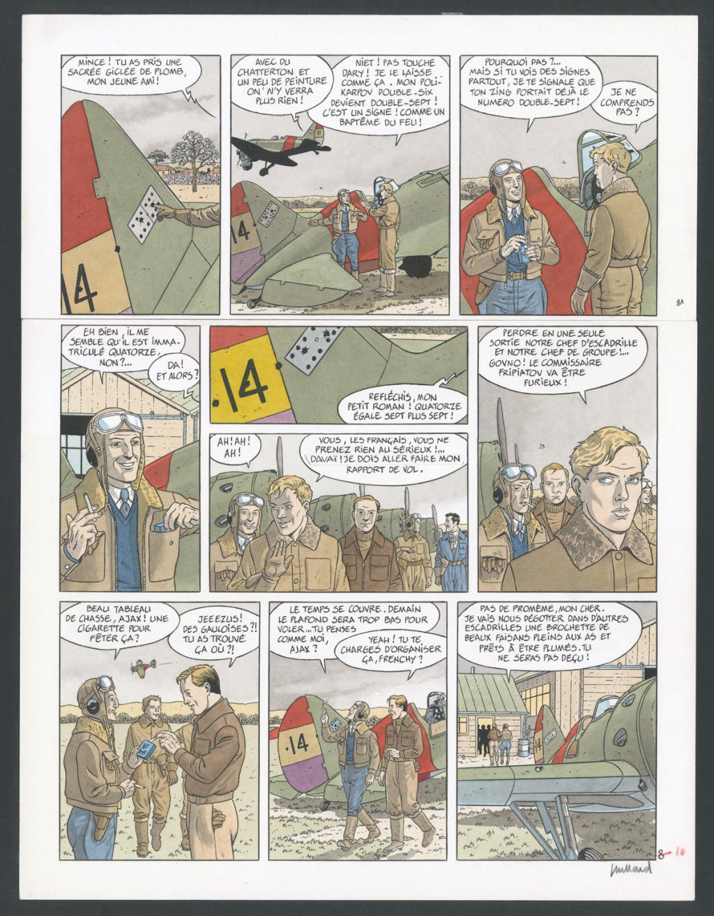 Planche originale n°10 - André Juillard - Encre de Chine et encre de couleur sur papier - 6059