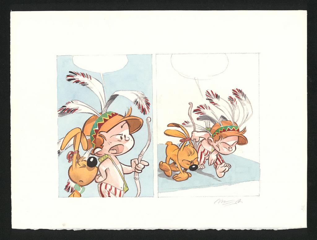 Planche originale - José Luis Munuera - Aquarelle sur papier - 5407