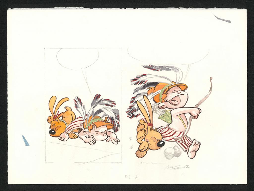 Planche originale - José Luis Munuera - Aquarelle sur papier - 5405