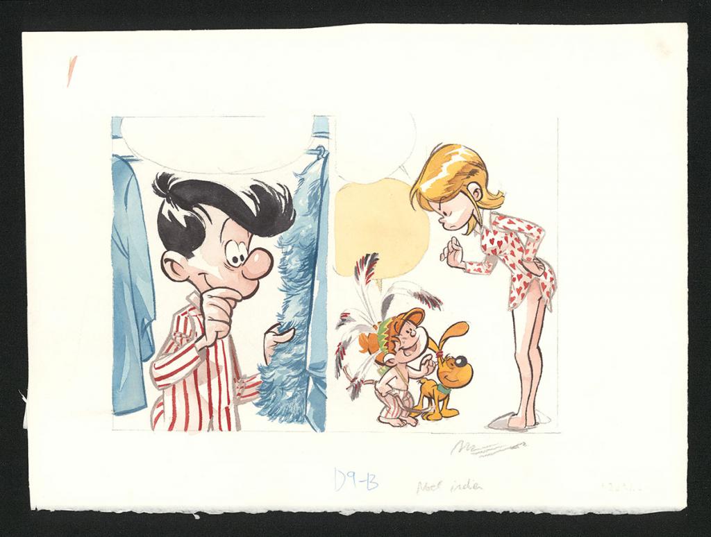 Planche originale - José Luis Munuera - Aquarelle sur papier - 5404