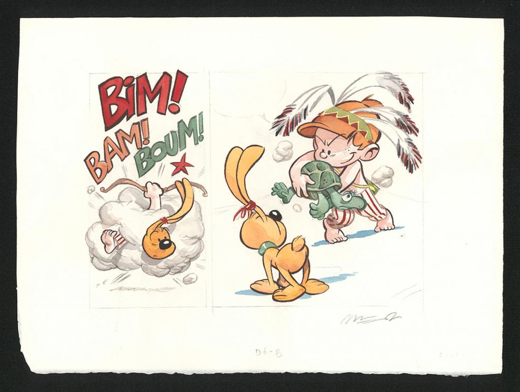 Planche originale - José Luis Munuera - Aquarelle sur papier - 5539